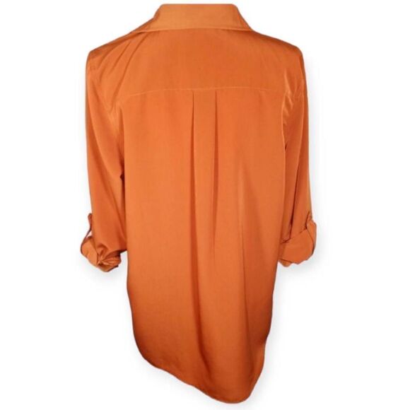 D & CO. BURNT ORANGE BUTTON DOWN SHIRT SZ.M EUC - Picture 4 of 7